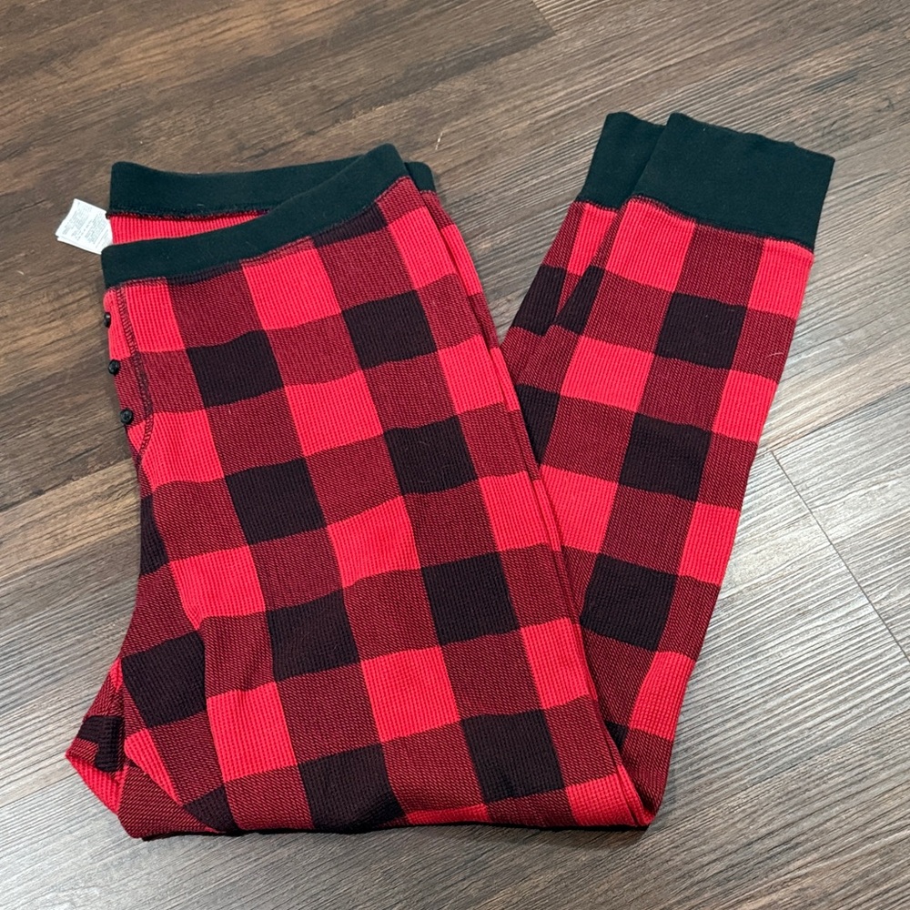 Old Navy Plaid Pajama Bottoms - Red and Black